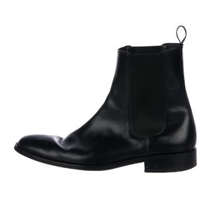 GUCCI Leather Chelsea Boot
